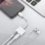 Headphone Adapter for iPhone Charger Jack AUX Audio 3.5 mm Jack Adapter for iPhone Adapter Compatible with iPhone 7/7 Plus/8/8P lus/11/X/XS/XSMAX Dongle Accessory Connector Compatible All iOS Systems