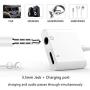 [Apple MFi Certified] 2 in 1 Lightning to 3.5mm Headphone Audio & Charger,iPhone Headphone Adapter Dongle Charger Jack AUX Audio 3.5 mm Accessory Compatible with iPhone 11/11 Pro/XS/XR/X/8 7 6, iPad