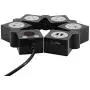 Cellet 4 Outlet Foldable Rotating Power Strip, with Timer and ON and Off Button, Fireproof PC, Dual USB Charging Ports, 5 Foot Cord, for Computers, Smartphones, Tablets, Cameras, etc. (Black) Cellet 4 Outlet Foldable Rotating Power Strip, with Timer and ON and Off Button, Fireproof PC, Dual USB Charging Ports, 5 Foot Cord, for Computers, Smartphones, Tablets, Cameras, etc. (Black)