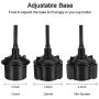 MOTOBA Adjustable Gooseneck Cell Phone Mount Stand Car Cup Drink Holder, 360 Degrees Rotation Car Cradle for iPhone, Samsung Galaxy, Huawei, etc.