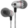 Betron ELR50 Noise Isolating Earphones, in Ear Earbud Headphones with Carry Case, Enhanced Bass Sound with 3 Different Sized Earbuds, Compatible with iPhone, iPad, Samsung and Mp3 Players, Black