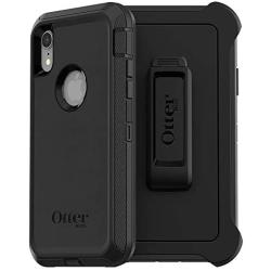 OtterBox DEFENDER SERIES SCREENLESS EDITION Case for iPhone Xr - Retail Packaging - BLACK