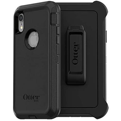 OtterBox DEFENDER SERIES SCREENLESS EDITION Case for iPhone Xr - Retail Packaging - BLACK