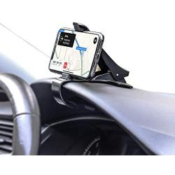 Car Drift Phone Clip, Non-Slip Dashboard Cell Phone Holder Mounted for GPS Navigation Compatible for iPhone 11/11Pro/Xs/Xr/X/8 Plus/8/7/6, Galaxy Note 9/8 S8/S9/S10 Plus J7 J3, Pixel 3 XL and More