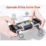 Qoosea Compatible with PUBG Mobile Controller Mobile Game Controller Sensitive Shoot and Aim Keys L1R1 Shooter Handle Grip Controller for Android IOS Joysticks PUBG Knives Out Rules of Survival