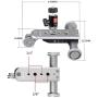 Smart Electric Camera Slider PPL-06S SLR Camera Eectric Mini Five Wheel Video Photography Track Guide for Canon Nikon Sony Digital SLR Camera and Smartphone