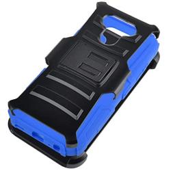 CELZEN - for LG Harmony 4, LG Premier Pro Plus (2020) - Phone Case w/Belt Clip Holster - CV1 Blue