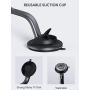 AUKEY Car Phone Mount 360 Degree Rotation Dashboard Magnetic Cell Phone Holder for Car Compatible with iPhone 11 Pro Max / 11 / XS Max/XS / 8/7, Samsung Galaxy S10+, Google Pixel 3 XL, and More