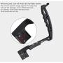 Inverted Handle Sling Grip Mounting Extension Arm Holder Bracket with 1/4-20 Cold Shoe Mount Locating Holes Compatible for DJI Ronin SC Stabilizer Gimbal Accessories