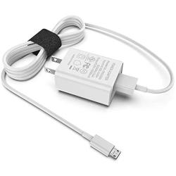 Kindle Fire Fast Charger, [UL Listed] JDHDL Fast Rapid Charger Adapter with 10FT Micro-USB Cable for Kindle Fire HD, HDX 6" 7" 8.9" 9.7", Fire 7 8 10 Tablet and Phone, Tab Power Supply Cord (White)