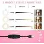 Samuyang 10" Selfie Ring Light with Tripod Stand & Phone Holder,Mini Desktop LED Portable Dimmible Makeup Ringlight for Photography, Pictures,Live Stream, YouTube Video, Shooting,TikTok Samuyang 10" Selfie Ring Light with Tripod Stand & Phone Holder,Mini Desktop LED Portable Dimmible Makeup Ringlight for Photography, Pictures,Live Stream, YouTube Video, Shooting,TikTok