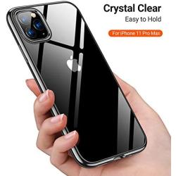 TORRAS iPhone 11 Pro Max Case, Ultra-Thin Slim Fit Soft Silicone TPU Cover Case Compatible with iPhone 11 Pro Max Case 6.5 inch (2019), Black
