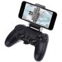 AYWFEY PS4 Controller Phone Clip with 4 Pairs Silicone Thumb Grips Caps, Mobile Phone Foldable Clamp Holder Bracket Mount Stand Compatible for Sony Playstation 4 Dual Shock Wireless Game Controller