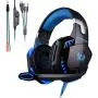 KOTION Each Gaming Headset for PS4,PC,Xbox One,Professional Noise Lsolation, Over Ear Headphones with Mic,LED Light,Bass Surround,Soft Memory Earmuffs,Gaming Headphones-Blue(Adapter Not Included KOTION Each Gaming Headset for PS4,PC,Xbox One,Professional Noise Lsolation, Over Ear Headphones with Mic,LED Light,Bass Surround,Soft Memory Earmuffs,Gaming Headphones-Blue(Adapter Not Included