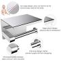 Toilet Roll Holder without Drilling,Esonstyle Self-Adhesive Stainless Steel Toilet Paper Holder Toilet Roll Holder Toilet Paper Roll Holder Wall Mount Toilet Roll Holder with Storage (silver, SUS304)