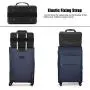 AMVR Leather Fashion Travel Case for Storage Oculus Quest VR Gaming Headset and Touch Controllers,Gamepad,Mobile Power Accessories Waterproof Carrying Bag