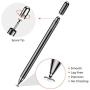 JOYROOM Stylus Pen for iPad, Capacitive Pencil for Kid Student Drawing, Writing, High Sensitivity, with Artist Glove(Palm Rejection), for Touch Screen Devices Tablet, Smartphone (Black)