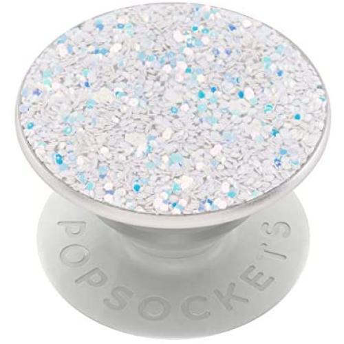 PopSockets: PopGrip with Swappable Top for Phones & Tablets - Sparkle Snow White