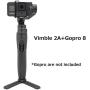 FeiyuTech Vimble 2A Selfie Stick 3- Axis Handheld Gimbal Stabilizer for GoPro Hero 8/7/6/5 Action Camera