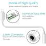 [Apple MFi Certified]Lightning to 3.5mm Headphones/Earbuds Jack Adapter for iPhone,Aux Cable Headphone Converter Accessories Compatible with iPhone11/Xs MAX/XR/X/8/8 P/7/ipad/iPod Support iOS 13-2Pack