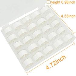 New brothread 25pcs White 60S/2 (90WT) Prewound Bobbin Thread Plastic Size A SA156 for Embroidery and Sewing Machines DIY Embroidery Thread Sewing Thread