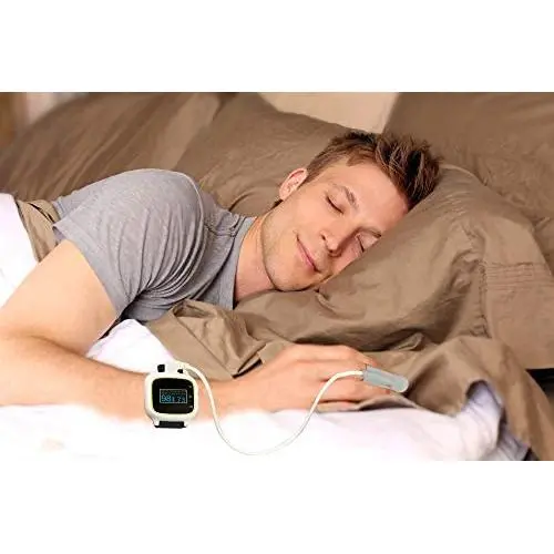 Bluetooth Wrist Watch Pulse Oximeter Overnight Home Sleep Tracker Tester SPO2 Oxygen Saturation Heart Rate Monitor and Recorder with App for Smart Phone PC