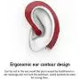 Ear-Hook Bluetooth Headphone,Wireless Non Ear Plug Single Ear Bluetooth Headset with Mic,Painless Wearing Bluetooth Earpiece 8-10 Hrs Playtime for Cell Phone(Red) Ear-Hook Bluetooth Headphone,Wireless Non Ear Plug Single Ear Bluetooth Headset with Mic,Painless Wearing Bluetooth Earpiece 8-10 Hrs Playtime for Cell Phone(Red)