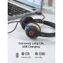 Mpow Bluetooth Headset V5.0 with Dual Microphone, Wireless PC Headphones,CVC8.0 Noise Canceling, On Ear for Computer,Cell Phone, Call Center, Office, Skype, 22 H Talk Time,Soft Earpad (Wired Optional)