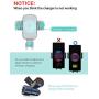 REDBEAN Wireless Car Charger 15W Qi Fast Charging Auto Clamping Mount Windshield Dashboard Air Vent Phone Holder Compatible with iPhone 11 Pro Max XS XR X 8 Plus Samsung S10 S9 S8(Pure White)