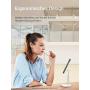 Cell Phone Stand,Angle Height Adjustable LISEN Cell Phone Stand for Desk,Thick Case Friendly Phone Holder Stand for Desk, Compatible with All Mobile Phones-White