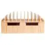 MobileVision 10-Port Bamboo Charging Station Includes 2 Powermod 5 USB Port Chargers for Smartphones & Tablets
