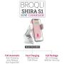 BROQLI Fast Wireless Car Charger Mount Kit, One Touch Automatic Clamping Qi Cell Phone 10W Power Charging Air Vent Dashboard Holder iPhone X/Xs Max/XR/8/8+,Galaxy S10/S10+/S9/S9+/S8/S8+ (Shira Pink)
