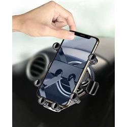 Car Phone Mount,Applicable MercedesBenz Mobile Phone Holder e c-Class gla200glc260c260e300a200l,AudiA3 Q2,FordMustang,VolkswagenTiguan Mobile Phone Bracket (Black)