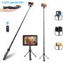 Selfie Stick, Professional 45-Inch Selfie Stick Tripod, Extendable Selfie Stick with Wireless Remote and Tripod Stand for iPhone 6 7 8 X Plus/Samsung Galaxy Note 9/S9 Plus and More
