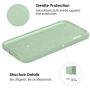 Vinve Liquid Silicone Case for Samsung Galaxy A10e, Gel Rubber Full Body Protection Shockproof Cover Slim Fit Case Drop Protection Case (Green)