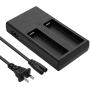 Powerextra Dual Battery Charger for for DJI Osmo, Osmo +, Osmo Pro/RAW, Osmo Mobile