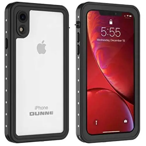 OUNNE iPhone XR Waterproof Case, Full Sealed Underwater Cover Dustproof Snowproof Shockproof Waterproof Phone Case for iPhone XR (Clear) OUNNE iPhone XR Waterproof Case, Full Sealed Underwater Cover Dustproof Snowproof Shockproof Waterproof Phone Case for iPhone XR (Clear)