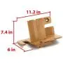 JackCubeDesign iPhone & Apple Watch Charging Dock Stand Made of Bamboo That Charges Multiple Devices and Hold Smartphones, Wallets, and Glasses - :MK242A JackCubeDesign iPhone & Apple Watch Charging Dock Stand Made of Bamboo That Charges Multiple Devices and Hold Smartphones, Wallets, and Glasses - :MK242A