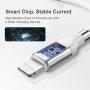 Magnetic Absorption Nano Data Cable, Super Organized Charging Cables Self Winding USB Charger Cord 360 Degree Streamer Data Cables Retractable Fast Charging Compatible with All i-Products (0.9M/3FT)