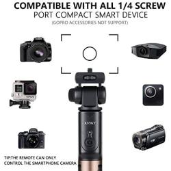 Selfie Stick Tripod Bluetooth Upgraded, Phone & Camera Tripod Selfie Stick with Wireless Remote Shutter for Gopro,Action Cameras, iPhone Xs MAX/XR/XS/X/Galaxy S9 Plus and More