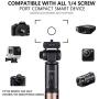 Selfie Stick Tripod Bluetooth Upgraded, Phone & Camera Tripod Selfie Stick with Wireless Remote Shutter for Gopro,Action Cameras, iPhone Xs MAX/XR/XS/X/Galaxy S9 Plus and More