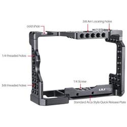 Camera Cage for Sony A7III/A7RIII/M3 Standard Arca-Style Quick Release Plate + Top Handle Grip Accessory Kits for Sony a7iii Series