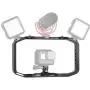 Upgrade M-Rig Metal Smartphone Video Rig with 3 Cold Shoe Mount Compatible with GoPro Series Hero 8 7 6 5, for DJI OSMO Action, Smartphone Camera DSLR Video Shooting/Filming Add Microphone Video Light Upgrade M-Rig Metal Smartphone Video Rig with 3 Cold Shoe Mount Compatible with GoPro Series Hero 8 7 6 5, for DJI OSMO Action, Smartphone Camera DSLR Video Shooting/Filming Add Microphone Video Light