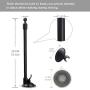 EXSHOW Windscreen Car Phone Mount, Windshield Mobile Phone Holder, Universal Dashboard Car Cradle for iPhone 11 Pro Xs Xr X 8 7 Plus 6s 5s, Huawei p20 p10 Honor, Samsung, Sony etc (8.5 inch Long Arm)