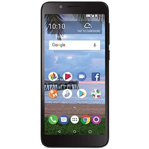 Total Wireless Carrier-Locked TCL LX 4G LTE Prepaid Smartphone - Black - 16GB - Sim Card Included - CDMA