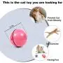 YOFUN Smart Interactive Cat Toy - Newest Version 360 Degree Self Rotating Ball, USB Rechargeable Pet Toy, Build-in Spinning Led Light, Stimulate Hunting Instinct for Your Kitty YOFUN Smart Interactive Cat Toy - Newest Version 360 Degree Self Rotating Ball, USB Rechargeable Pet Toy, Build-in Spinning Led Light, Stimulate Hunting Instinct for Your Kitty