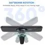 UGREEN Car Phone Mount Magnetic Air Vent Universal Magnet Cell Phone Holder Compatible for iPhone 11 Pro Max SE XS XR X 8 Plus 6 7 6S 5 Samsung Galaxy S20 S10 S9 S8 Note 9 8 S7 S6 LG V40 G7 G8 (Grey)