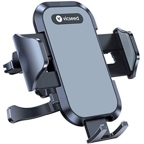 VICSEED Phone Holder for Car [Case Friendly] Ultra Stable Car Phone Mount Air Vent Car Cell Phone Holder for Car Fits for iPhone SE 11 Pro XS Max X XR Galaxy S20 S20+ S10 S9 Note 20 10 10+ All Phone