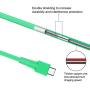 Charger Compatible with Nintendo Switch, Charging Cable Compatible with Nintendo Switch, Charger Cable Compatible with Nintendo Switch Pro Controllers - Green (4.92ft)