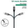 Xcords USB C to Lightning Cable, Nylon Braided [2Pack 6FT Apple Mfi Certified] Charging Syncing Cord Compatible with iPhone 11/11Pro/11Pro MAX/XS/XS MAX/XR/X/8/8Plus (Use USB-C Wall Charger)